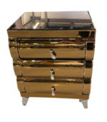Glamorous Mirrored Nightstand - Image 4
