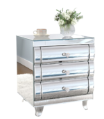 Glamorous Mirrored Nightstand - Image 3
