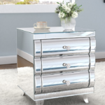 Glamorous Mirrored Nightstand