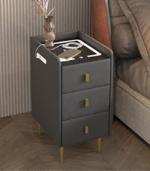  Nightstand with Wireless Charging & USB Ports - Image 3
