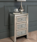 Dazzling Mirrored Accent Table - Image 3