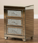 Dazzling Mirrored Accent Table