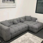 Plush Tufted Sectional Sofa