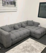 Plush Tufted Sectional Sofa